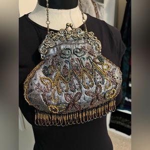 Vintage Clutch Purse | Beaded Clutch | Formalwear Purse